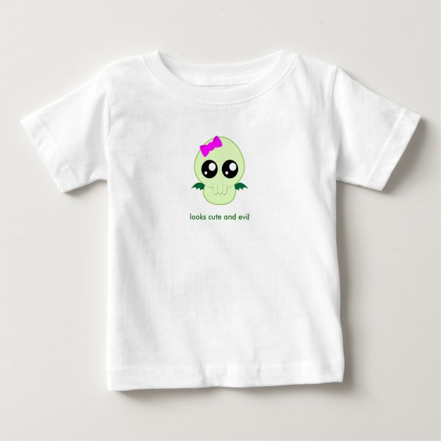 Camiseta De Bebé Baby Girl Cthulhu (Anverso)
