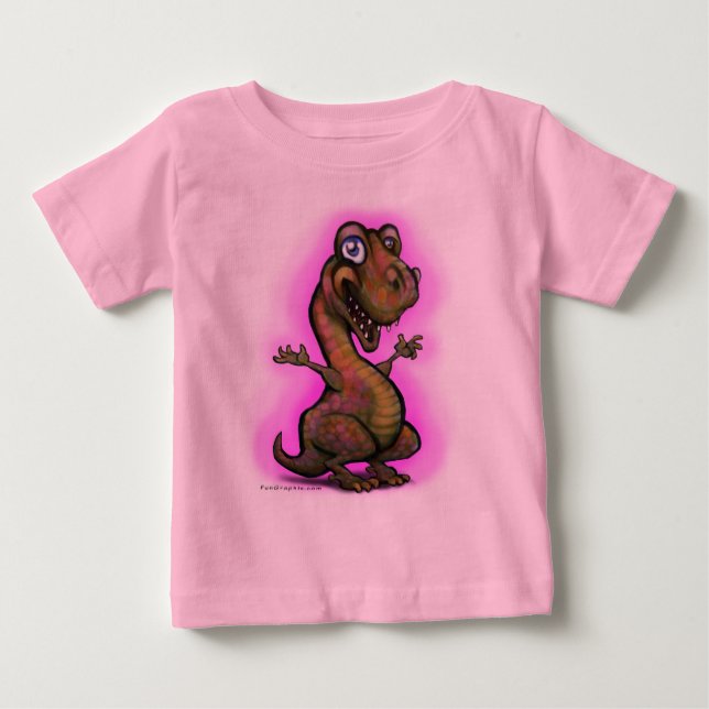 Camiseta De Bebé Baby Girl T-Rex (Anverso)