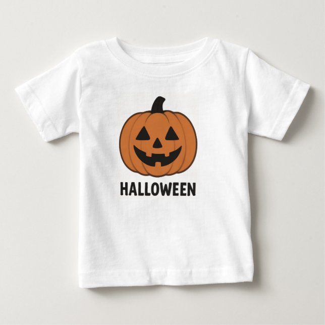Camiseta De Bebé Baby Halloween clothes  (Anverso)