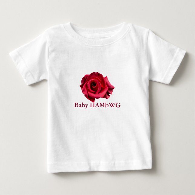 Camiseta De Bebé Baby HAMbWG - Gerber Cotton Snap T (Anverso)