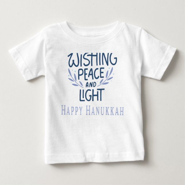 Camiseta De Bebé Baby Hanukkah shirt (Anverso)