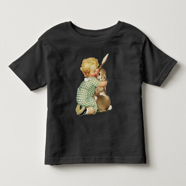 CAMISETA DE BEBÉ BABY HUGGGING EASTER BUNNY (Anverso)