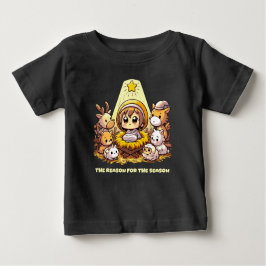 Camiseta De Bebé Baby Jesus: Chibi Nativity