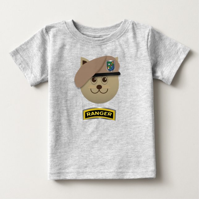 Camiseta De Bebé Baby Kitten Ranger (Anverso)