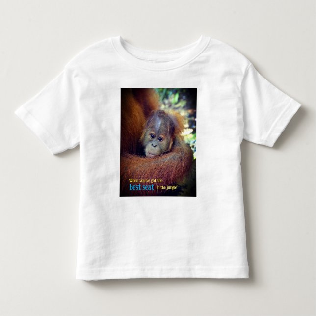 Camiseta De Bebé Baby Orangutan (Anverso)