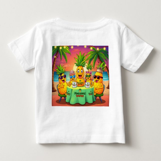 Camiseta De Bebé Baby Pine O — The Cutest Pineapple in the Empire! (Reverso)