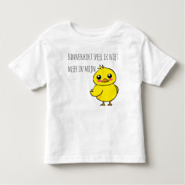 Camiseta De Bebé Baby reveal Niet meer in mijn eendje schattig