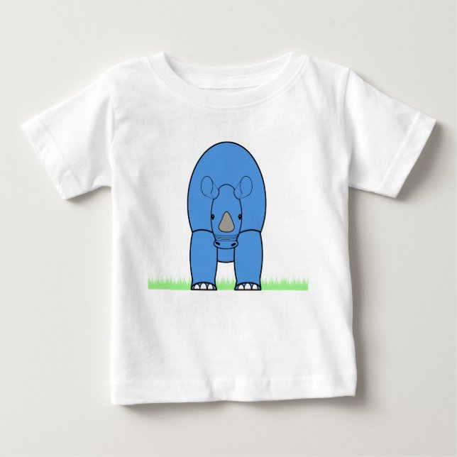 Camiseta De Bebé Baby Rhino T-Shirt (Anverso)
