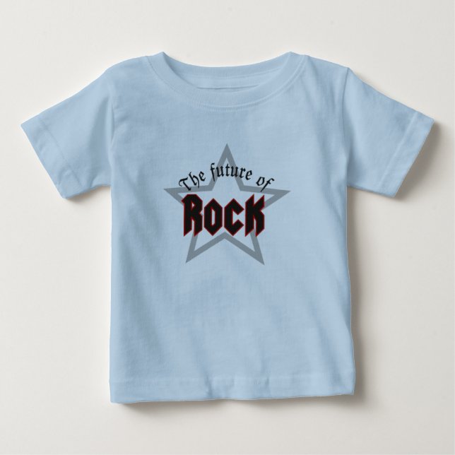 Camiseta De Bebé Baby-Rock (Anverso)