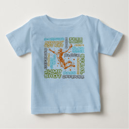 Camiseta De Bebé Baby Romper, Basketball