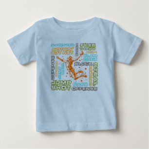 Camiseta De Bebé Baby Romper, Basketball