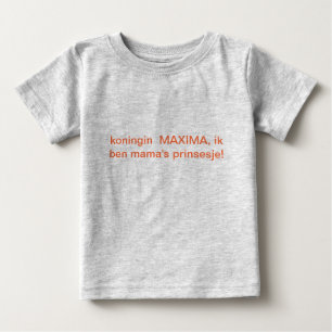 Camiseta De Bebé baby romper van organische katoen Maxima