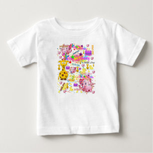 Camiseta De Bebé Baby Romper Wild One First Birday