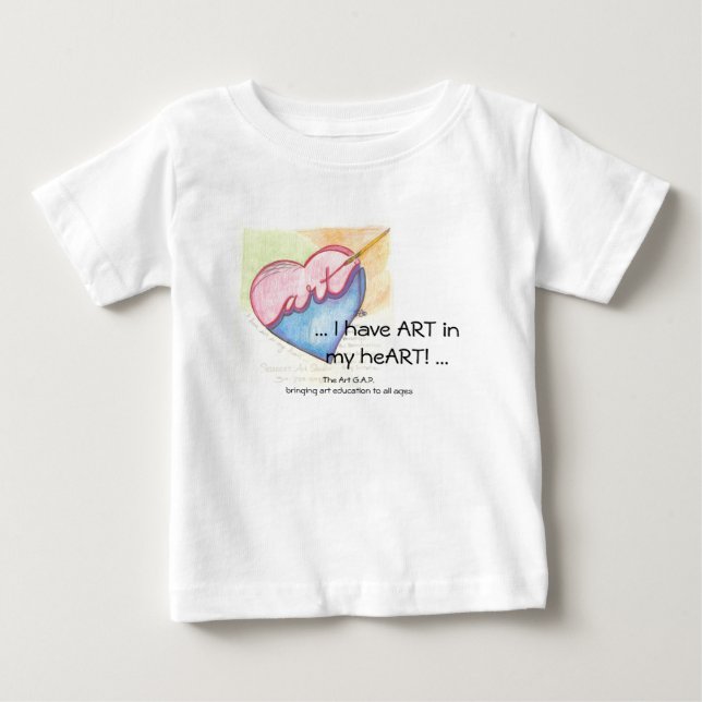 Camiseta De Bebé Baby Rompers - Art G.A.P. (Anverso)
