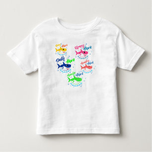 Camiseta De Bebé Baby Shark Family Doo Doo Doo