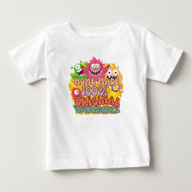 Camiseta De Bebé Baby Shirt - Home made (Anverso)