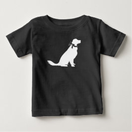 Camiseta De Bebé Baby Shower de perro de Golden Retriever