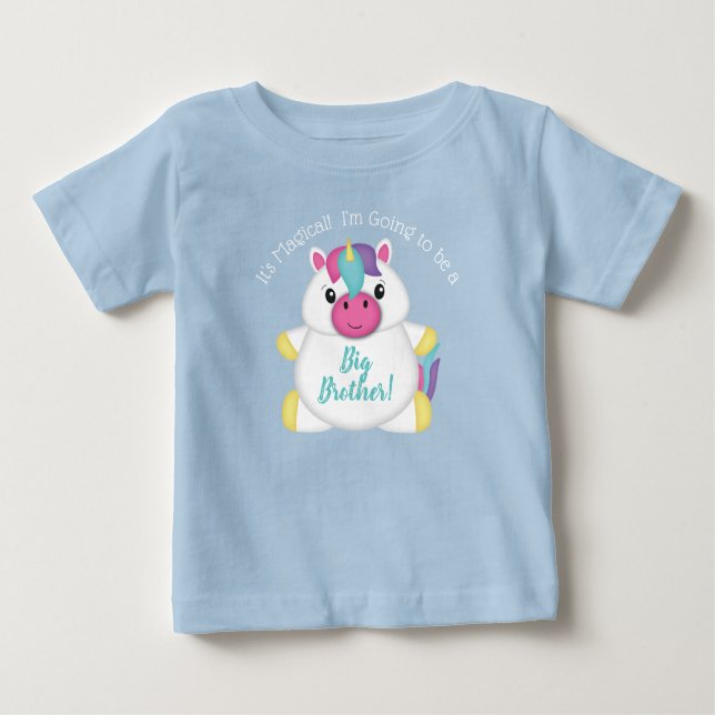 Camiseta De Bebé Baby Shower de Unicorn (Anverso)