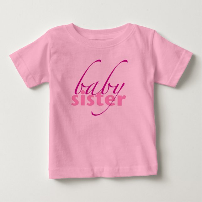 Camiseta De Bebé Baby Sister (Anverso)