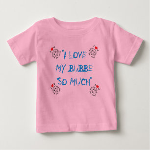 CAMISETA DE BEBÉ BABY SNAP BOTTOM ME ENCANTA LA COPA TURQUESA DE BU