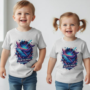 Camiseta De Bebé Baby Space Whale Explora El Universo Tee