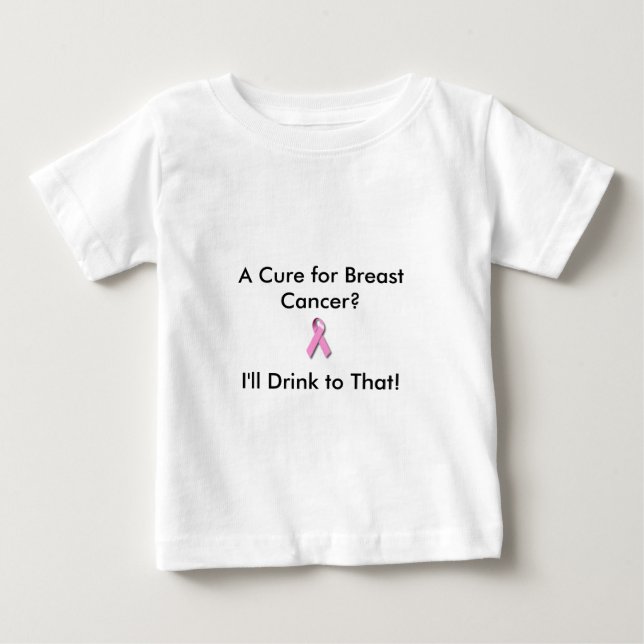 Camiseta De Bebé Baby T para la cura (Anverso)