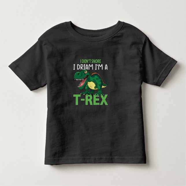 CAMISETA DE BEBÉ BABY T-REX (Anverso)