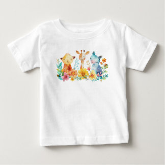 Camiseta De Bebé Baby T Shirt Animals