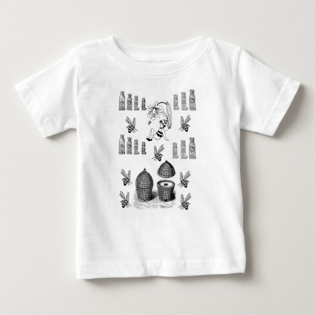 Camiseta De Bebé Baby T-Shirt Bee (Anverso)