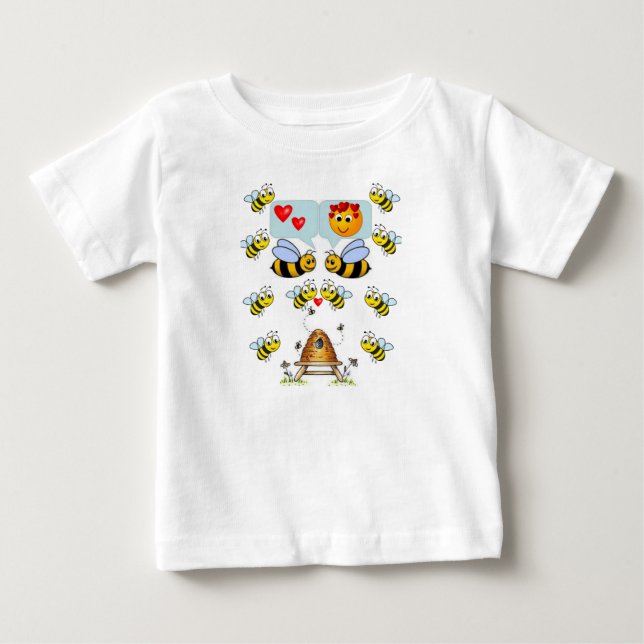 Camiseta De Bebé Baby T-Shirt Bumblebee (Anverso)