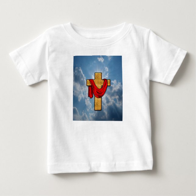 Camiseta De Bebé Baby T-Shirt Cross (Anverso)
