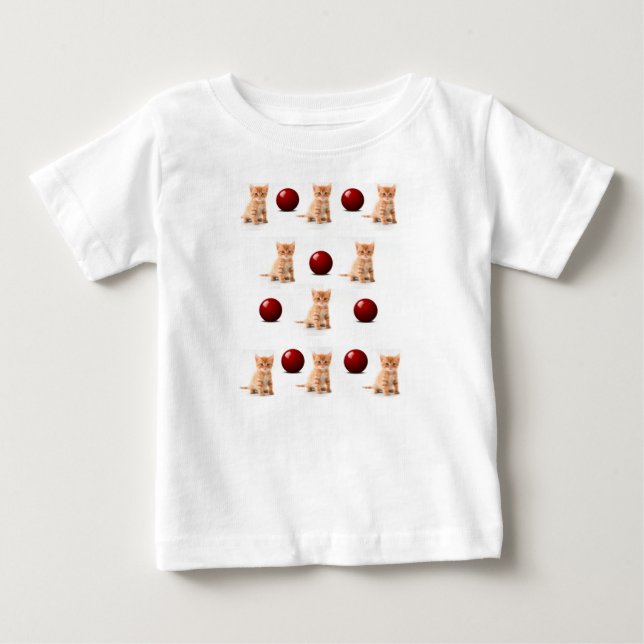 Camiseta De Bebé Baby T-Shirt Kitten (Anverso)