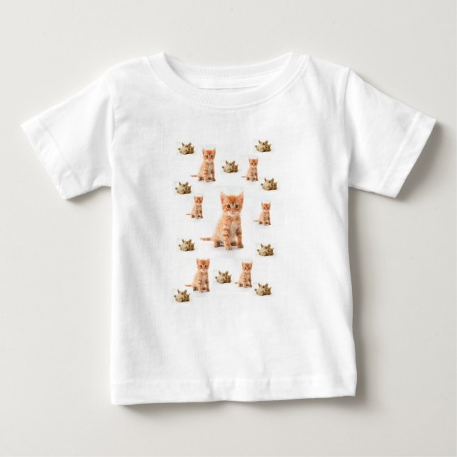 Camiseta De Bebé Baby T-Shirt Kitten (Anverso)