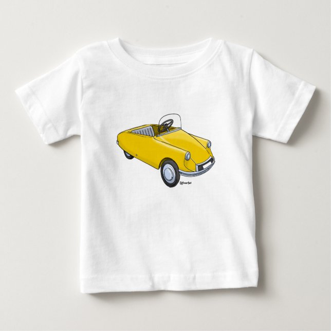 Camiseta De Bebé Baby t-shirt met afbeelding Citroën DS trapauto (Anverso)