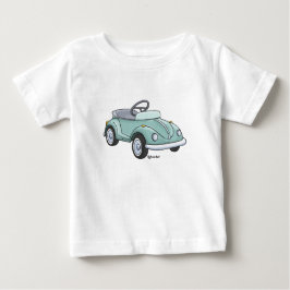 Camiseta De Bebé Baby t-shirt met een kever trapauto