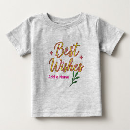 Camiseta De Bebé Baby T-Shirt – Personalized with Name
