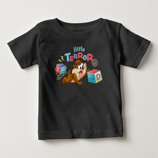 Camiseta De Bebé Baby TAZ™ | Pequeño Terror (Anverso)