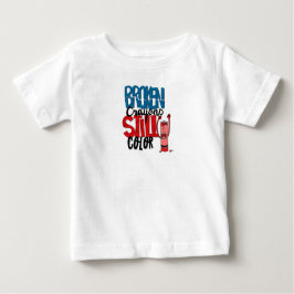 Camiseta De Bebé Baby Tee - Diseño de Crayon "Día Mundial del Turis