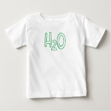 Baby Tee Shirt - Diseño H2O