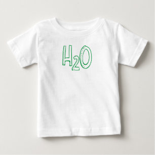 Camiseta De Bebé Baby Tee Shirt - Diseño H2O
