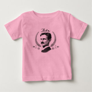 Camiseta De Bebé Baby Tesla Organic