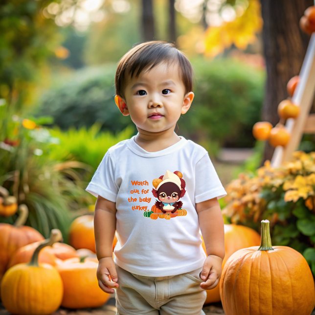 Camiseta De Bebé Baby Thanksgiving Turkey (Subido por el creador)