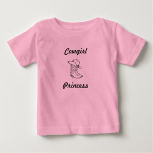 Camiseta De Bebé Baby Tutu Bodysuit, Cowgirl Princess, Boots & Hat