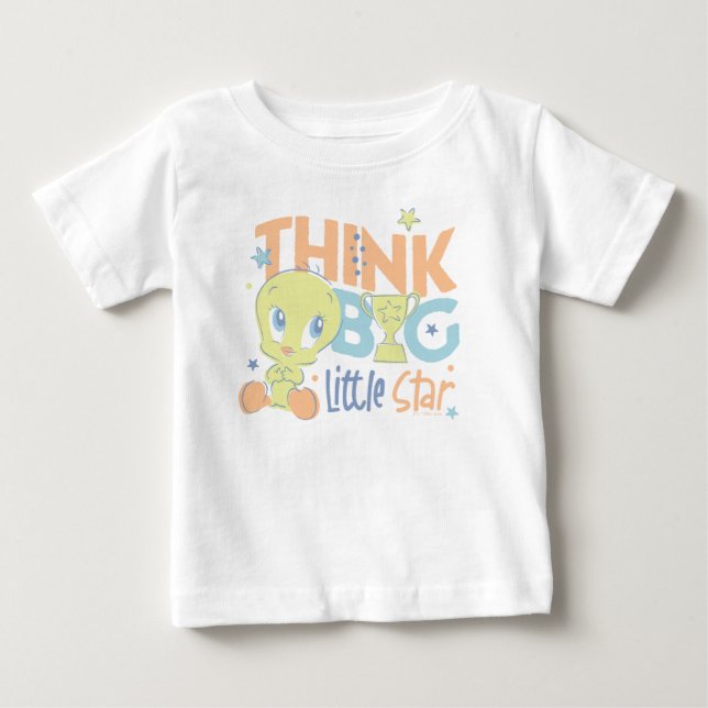 Camiseta De Bebé Baby TWEETY™ - Think Big Little Star (Anverso)