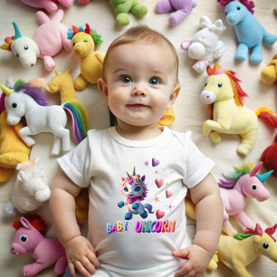 Camiseta De Bebé Baby Unicorn