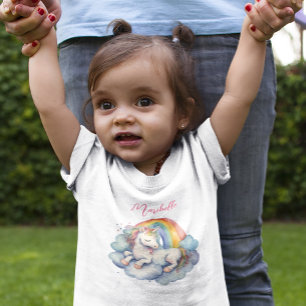 Camiseta De Bebé Baby Unicorn Chica