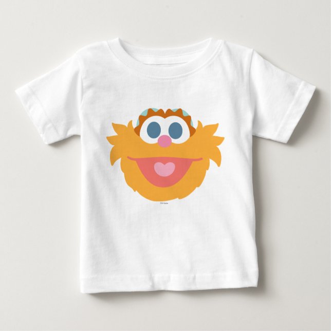 Camiseta De Bebé Baby Zoe Big Face (Anverso)