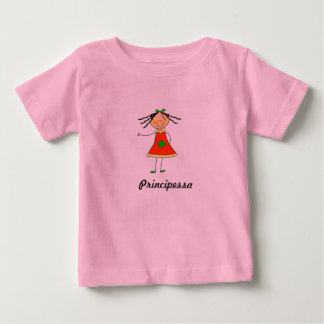 Camiseta De Bebé Babybody "Principessa"