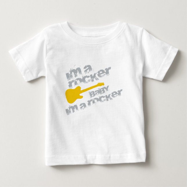 Camiseta De Bebé BabyImARocker.png (Anverso)