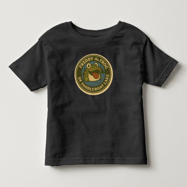Camiseta De Bebé Baby's Tee Freddy Frog Tee de Paddleboat Lake (Anverso)